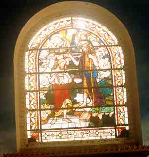 Stained Glass above Altar