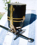 Helm, Sword & a Knight's spurs
