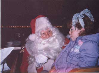 Suzie with Santa - Carole
