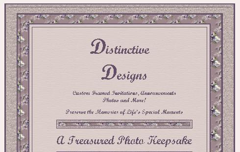 Distinctive Designs Home Page