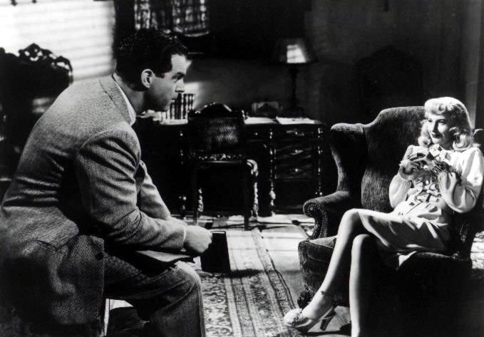 Barbara Stanwyck, one of the best actresses ever - la blonde et sculpturale silhouette de Barbara Stanwyck (garce sublime d'ASSURANCE SUR LA MORT) 