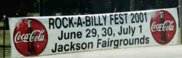 Rock-A-Billy Hall of Fame Banner