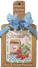 Award from Hope's Kitchen