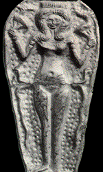 Sculpture of Asherah - high relief