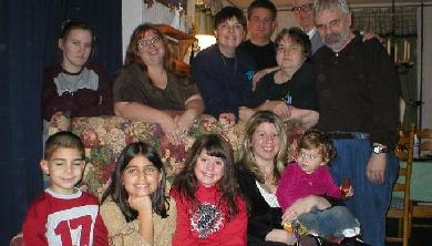 2003 = most recent photo of MOST of my immediate family. There are four generations in this picture...I wish it had been more...photogenic!