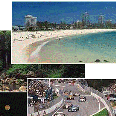 Image collage of Gold Coast
