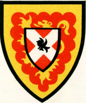wapen van Talbot met Nevill as binneskild