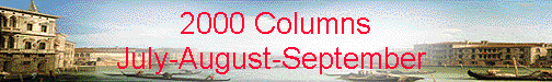 2000 Columns 
 July-August-September