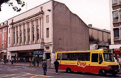 Carlton Cinema, Dublin -exterior view 1998 from Art Deco Ireland