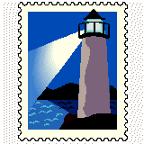 Lighthouse stamp