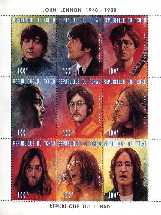 a colorful look at John in his different eras