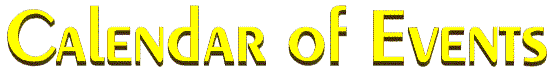 Yancey County Calendar of Events