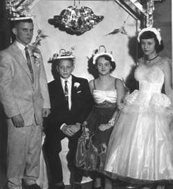 Joe, Ed, Susan & Linda at D of I Formal
