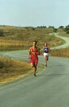 Garret pulls away from Piedmont's #1