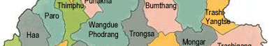 Map of Bhutan