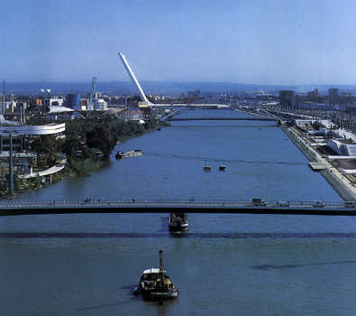 Built for the Expo, the Alamillo Bridge is one of the most impressive sights in Seville.