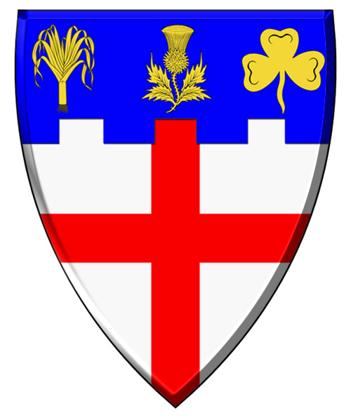 Sint Joriskruis in die wapen van die Afdelingsraad Albany