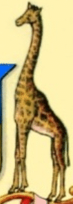 giraffe supporter in the 1862 arms of Grahamstown