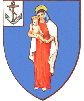 anchor in the canton of the arms of St Marys Cathedral, Port Elizabeth