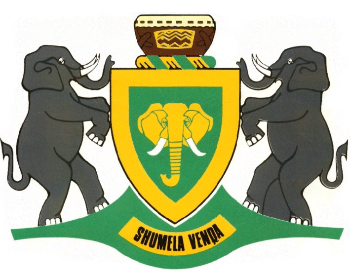 drie olifante in die wapen van onafhanklike Venda