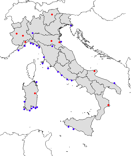 cartina dell'Italia