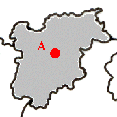 cartina del Trentino - Alto Adige