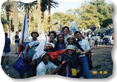 Asian Youth Day with friends, Rome, Italy