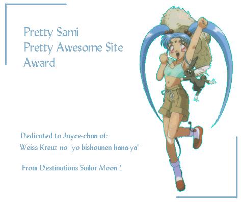 Pretty Awesome site award!