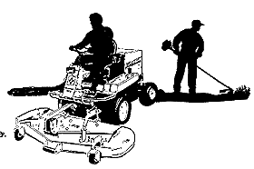 riding mower gif