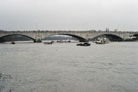 Chiswick Bridge, Oxford-Cambridge Boat Race Finish Line