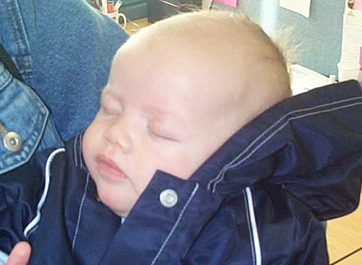 Bonny boy, just like dad !