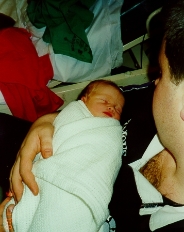 Look's just like dad....don't worry he'll grow out of it !