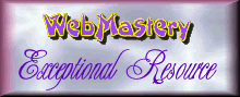 Web Mastery Award