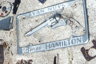 Embedded in the cement