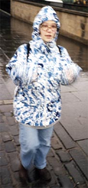 Karin was feeling a bit cold