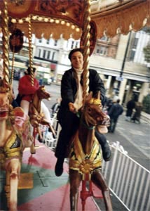 Feriya on the merry-go-round