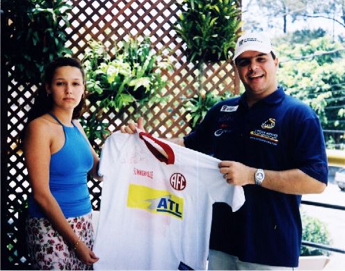 Entraga da Camisa Autografada