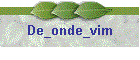 De_onde_vim