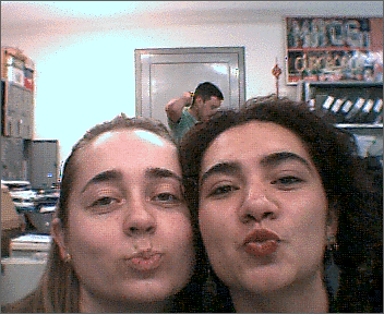 Ana Rita e eu no NTAV