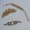 Ref238. Pulseira com bamb e aa; Ref212. Pulseira com aa rolado e natural
