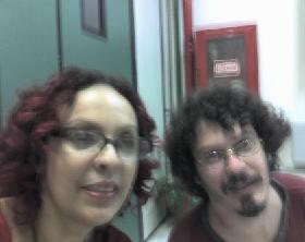 Eu e Roberson fizemos perguntas aos alunos