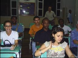 Alunos da turma 3014/3º Médio - No fundo Prof Ubiratan Rocha/UFF
