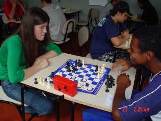 De camisa verde, Marcela Silva, vice campe regional