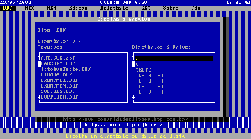 Menu DBF -> Abrir (13 Kb)