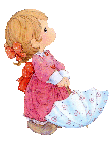 Doll com guarda-chuva