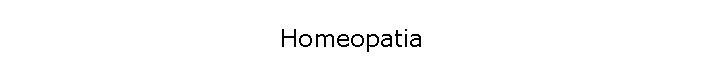 Homeopatia