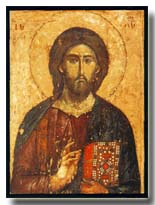 Cristo Pancrator Bizantino ( O Cristo Todo Poderoso ) 