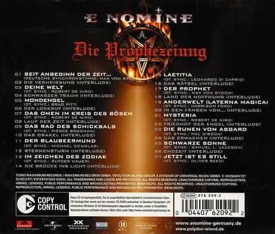 Die Prophezeiung (verso)