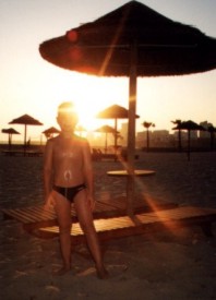Ao entardecer ...