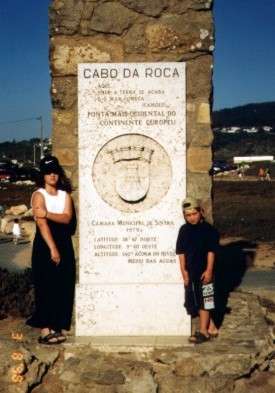 No Cabo da Roca ...